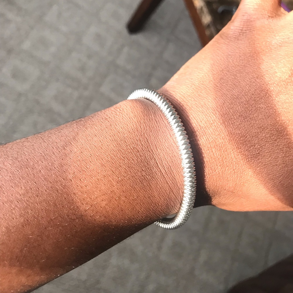 Silver bracelet. 🥰